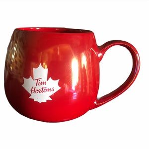New Tim Horton's Shiny Red Iridescent Mug